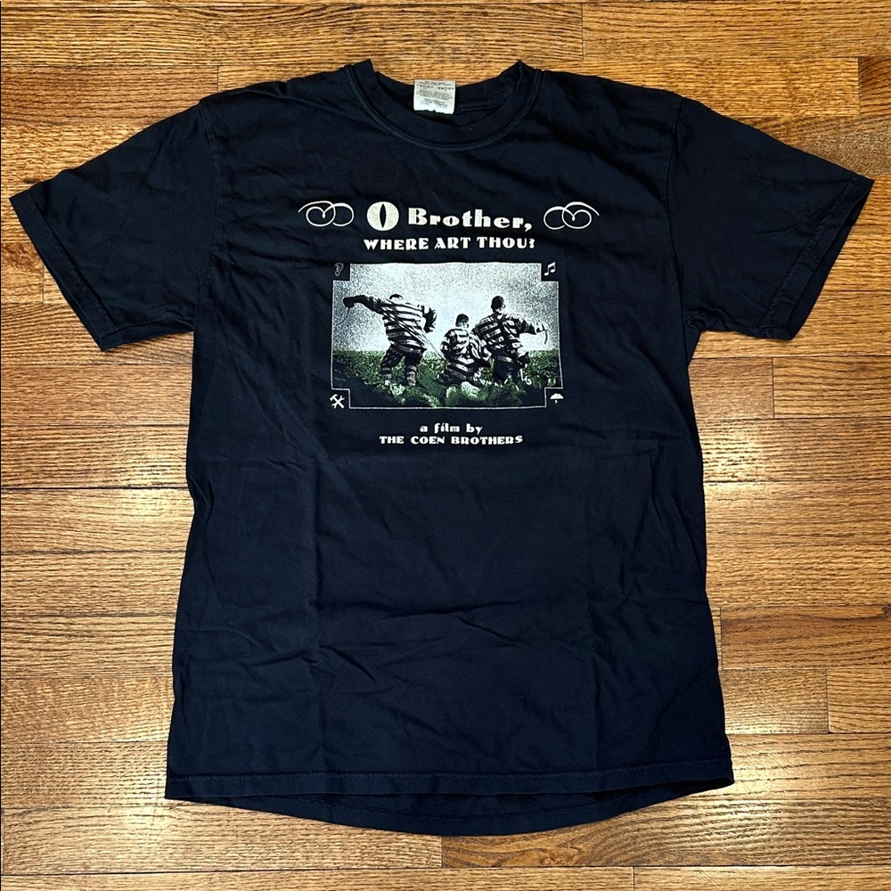 “O Brother, Where Art Thou?” Black Unisex T-Shirt - Size Medium